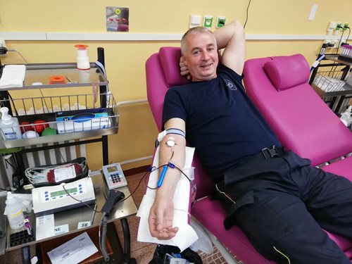 Hasiči z celého Olomouckého kraje  hromadně darovali krev