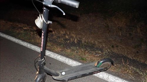 Opilý muž havaroval na elektrokoloběžce. Nadýchal 1,48 promile