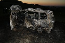 Zlínští hasiči vyjížděli večer ke dvěma požárům vozidel