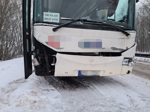 Srážka autobusů s koňmi