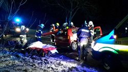U dopravní nehody na Břeclavsku museli hasiči vyprošťovat řidiče 