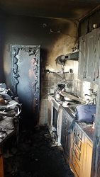 Čtyři jednotky hasičů likvidovaly požár v kuchyni