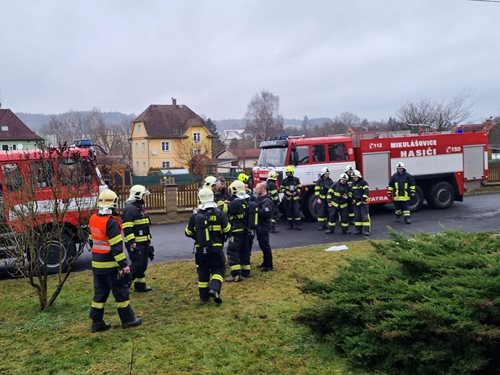 Požár v domě s pečovatelskou službou