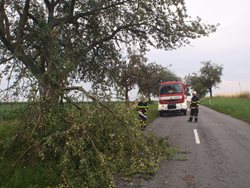 Déšť i bouřky se přehnaly Zlínským krajem