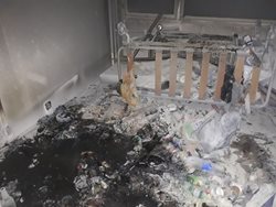 K požáru matrace v panelovém domě vyjely jednotky 2. stupně