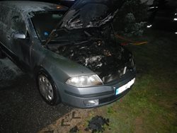 Požár osobního auta