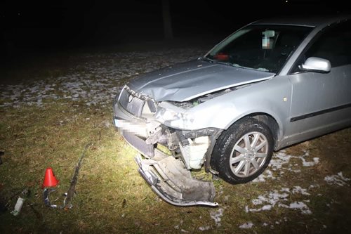 Řidiči pod vlivem alkoholu bourali, policie řeší dvě nehody