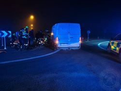 Sraženého cyklistu ošetřili jako první kolemjedoucí řidiči