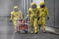Hasiči nacvičovali likvidaci úniku ethylenoxidu ze zásobníku plynu v Havířově