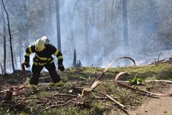 Požáry v Libereckém kraji dosáhly až do zvláštního stupně požárního poplachu