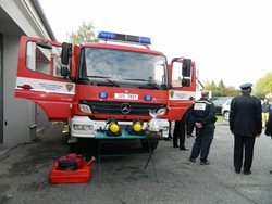 Předání cisterny dobrovolné jednotce z Rožmitálu pod Třemšínem VIDEO