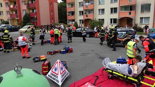 Střelba ve škole zalarmovala všechny složky IZS. Naštěstí šlo o taktické cvičení