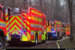 Exploze skladu průmyslových výbušnin byla námětem taktického cvičení ve firmě Explosia v Krmelíně