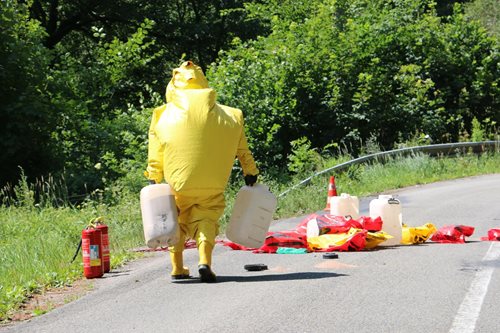 Únik nebezpečné látky na Malé Moravě na  Šumpersku.