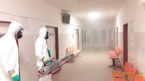 Činnost hasičů v rámci opatření covid-19