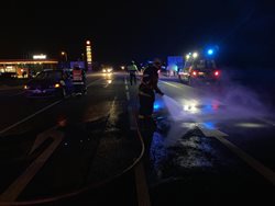 Tragická noční dopravní nehoda u Bohuňovic.