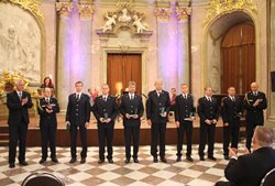Za věrnou službu si hasiči převzali celostátní medaile