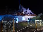 V Hrbově hořela dílna, v Bohdalově rodinný dům