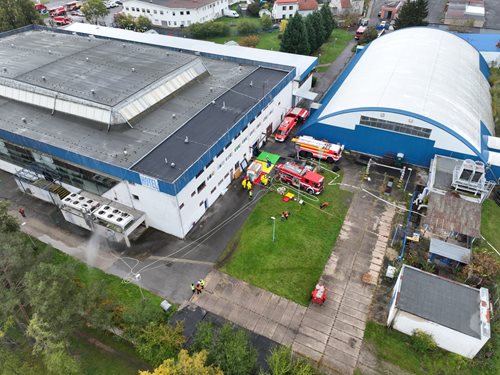 Složky IZS prověřily připravenost: únik čpavku na stadionu simuloval mimořádnou situaci