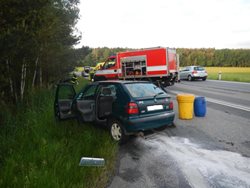 Pět zraněných u nehody u Kamenného Újezdu