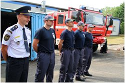 Na provizorní stanici v Doksech strávili hasiči již 1 rok