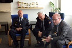Předseda vlády České republiky navštívil brněnské hasiče