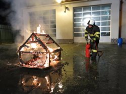 Poslední požár nstržm. Jiřího Stejskala ze stanice Nový Bydžov