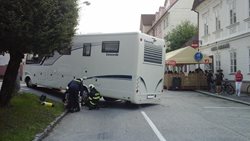 První prázdninový zásah hasičů v Hluboké nad Vltavou