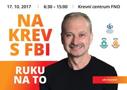HZS Moravskoslezského kraje  podporuje a zapojí se do darovací akce „Na krev s FBI“