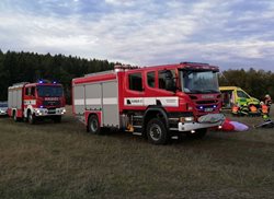 U Hájku na Karlovarsku spadl paraglidista