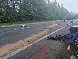 Tragická dopravní nehoda u Koclířova na silnici I/35