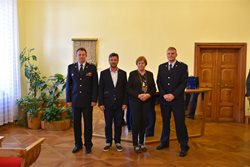 Starostka města Písek poděkovala Michalu Brousilovi za skvělou reprezentaci