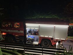 Požár v sklepních prostorech rodinného domu