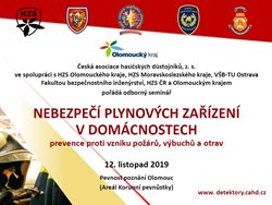Seminář seznámí s nebezpečím plynových zařízení. Přihlaste se