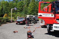 Výcvik pro práci a život hasiče