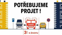 Příjezd k požáru komplikovala zaparkovaná vozidla