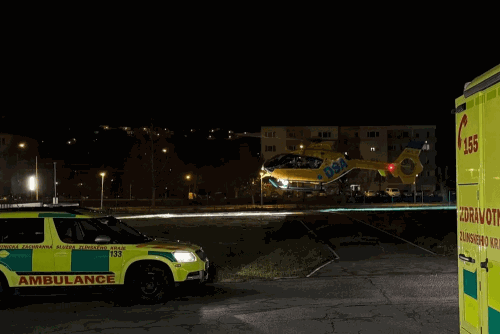 Mladík utrpěl těžké opařeniny po pádu do výkopu s horkou párou