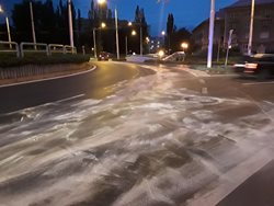 Likvidace uniklých provozních kapalin na komunikacích