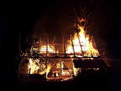 Požár stodoly, škoda se vyšplhala na 900 tisíc 