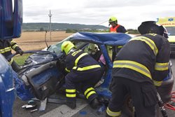 Tragická nehoda nedaleko Mladé Boleslavi směrem k Jičínu