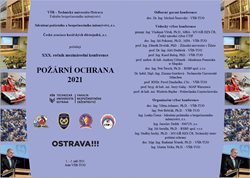 XXX. ročník mezinárodní konference Požární ochrana 2021