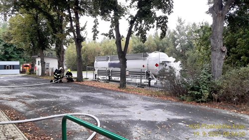 Ve Zbůchu došlo k masivnímu úniku plynu