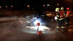 V Brně po nehodě čtyř aut byl zastaven provoz směr Vídeň