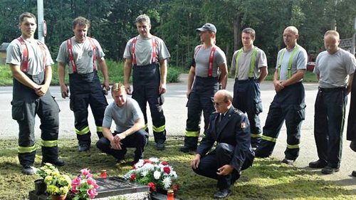 Hasiči uctili památku svých kolegů