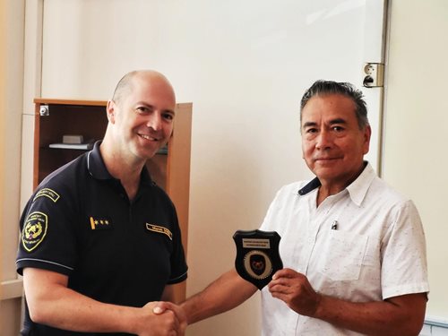 Taktické zkušenosti z likvidace lesních požárů představil mexický hasič