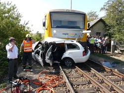 Tragická železniční nehoda na Znojemsku