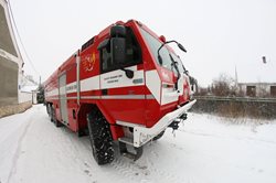 Jednotka ze Štětí zasahovala na území Středočeského kraje