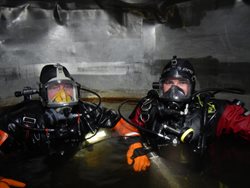 Poslední společný výcvik královéhradeckých a polských potápěčů