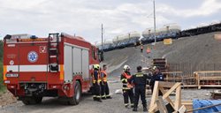 U Mariánských Lázní vykolejil nákladní vlak