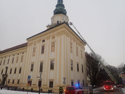 Prověřovací cvičení v arcibiskupském zámku v Kroměříži